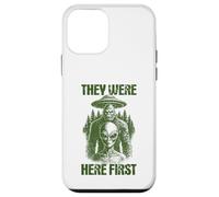 Ils étaient là : Premier OVNI Extraterrestre rétro Cryptid Bigfoot Coque pour iPhone 12 Mini
