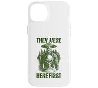 Ils étaient là : Premier OVNI Extraterrestre rétro Cryptid Bigfoot Coque pour iPhone 14 Plus