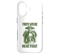 Ils étaient là : Premier OVNI Extraterrestre rétro Cryptid Bigfoot Coque pour iPhone 17