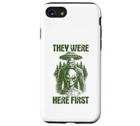 Ils étaient là : Premier OVNI Extraterrestre rétro Cryptid Bigfoot Coque pour iPhone SE (2020) / 7/8