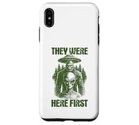 Ils étaient là : Premier OVNI Extraterrestre rétro Cryptid Bigfoot Coque pour iPhone XS Max