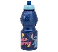 ILS I LOVE SHOPPING Bouteille d'eau de sport en plastique pour enfants 400ML avec bec rétractable (Stitch)