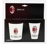 ILS I LOVE SHOPPING Coffret cadeau verre + tasse dans un coffret cadeau fan sans BPA pour garçons, produit officiel (MILAN)