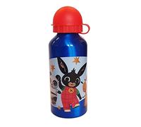 ILS I LOVE SHOPPING - Gourde, bouteille en aluminium pour enfants, 400 ml, avec bec rétractable, pour l’école et le sport (Bing 500 ml)