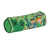 ILS I LOVE SHOPPING Porte-stylo sac scolaire et maternelle pour enfants 21 x 7 x 6 cm, Pour Minecraft, trousse