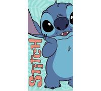 ILS I LOVE SHOPPING Serviette de plage et piscine en microfibre 140 x 70 cm séchage rapide, ultra doux pour enfant STITCH