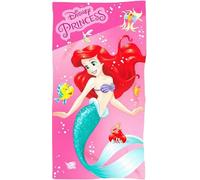 ILS I LOVE SHOPPING Serviette de plage et piscine en microfibre 140 x 70 cm séchage rapide, ultra doux (ARIEL Sirène Principesse)