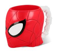ILS I LOVE SHOPPING Tasse 3D avec forme de personnage PS en plastique 290ml avec poignée Enfants petit déjeuner sans BPA-(Spiderman)