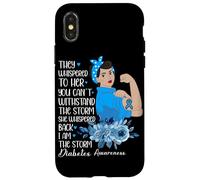 Ils Lui Ont chuchoté Que tu ne Peux Pas résister à la tempête qu'elle Lance Coque pour iPhone X/XS