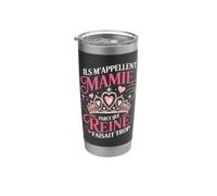 Ils M Appellent Mamie Parce Que Reine Faisait Trop Gobelet isotherme en acier inoxydable double paroi