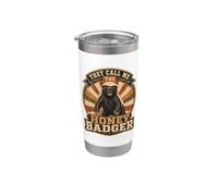 Ils m'appellent le Honey Badger Vintage Fierce Animal Gobelet isotherme en acier inoxydable double paroi