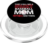 Ils m'appellent Une Maman De Baseball Folle PopSockets PopGrip pour MagSafe