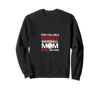 Ils m'appellent Une Maman De Baseball Folle Sweatshirt