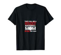 Ils m'appellent Une Maman De Baseball Folle T-Shirt