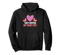 Ils m'ont arraché le cœur tricheur Heartbroken Tricherie Sweat à Capuche