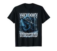 Ils ne comprennent Pas Le Loup-Garou Cowboy dans Le Miroir T-Shirt