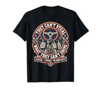 Ils ne Peuvent Pas Voler ce qu'ils ne Peuvent Pas Conduire Car Guy Motorsport T-Shirt Graphique avec Valeur