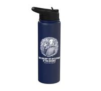 Ils ne pouvaient pas frapper un éléphant à cette distance - Histoire Stainless Steel Insulated Water Bottle