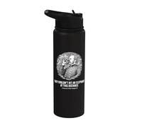 Ils ne pouvaient pas frapper un éléphant à cette distance - Histoire Stainless Steel Insulated Water Bottle