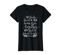 Ils Ont cassé Le Pain dans Leurs Maisons Bible Christian T-Shirt Graphique avec Valeur