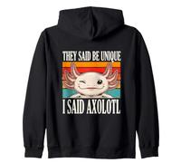 Ils Ont Dit « Soyez Unique », J'Ai Dit « Axolotl Retro » Sweat à Capuche