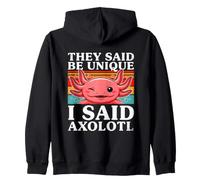 Ils Ont Dit « Soyez Unique », J'Ai Dit « Axolotl Retro » Sweat à Capuche