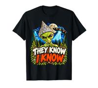 Ils savent Que Je connais la théorie du Complot T-Shirt Graphique avec Valeur