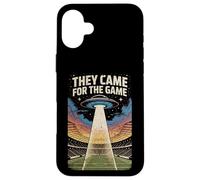 Ils sont Venus pour Le Jeu UFO Football Alien Invasion Stadium Coque pour iPhone 16 Plus