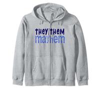 Ils/Them : Mayhem Trans Non-Binaire Genderqueer Agender Sweat à Capuche