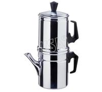 Ilsa 004006 Machine À Café Caffettiera Napoletana Moka Aluminium 6 Tasses