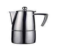 Ilsa Cafetière expresso Slancio, finition satinée, acier inoxydable 18/10, 10 tasses