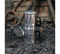 Ilsa Cafetière Napoletana Diamant, Aluminium, Tasses 6 Capacité 45 rgent