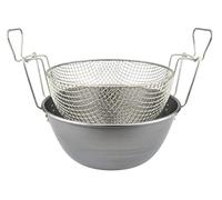 ILSA ILS360026 Friteuse avec paquet fer brossé, 26 cm