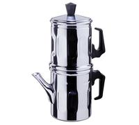 Ilsa Napolitaine Cafetière, Aluminium, Argent, pour 3 Tasses