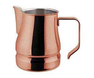 ILSA Pot à lait Evolution pour cappuccino et lait Art Acier inoxydable 18/10, couleur cuivre, tasses 6, capacité 50 cl