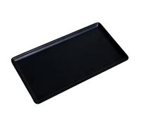 Ilsa S.R.L. EFAY Plateau GN 1/3, Baker noir, mélamine avec pieds 32,5 x 17,5 cm