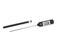 Ilsa Thermomètre Numérique Pliable Sonde 12 CM En Acier Inoxydable Et Abs + Étui