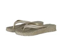 Ilse Jacobsen Sandales compensées Cheerful 13 femme paillettes beige 36