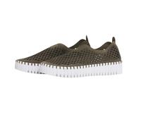 Ilse Jacobsen HORNBAEK Tulip 3373 Chaussures compensées à Enfiler pour Femme, Olive, 38.5 EU