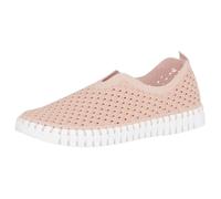 Ilse Jacobsen HORNBÆK | Chaussures Plates pour Femmes | Sneaker à Enfiler en Microfibre recyclée et Semelle en Caoutchouc Naturel antidérapant | Tulip3275 | Adobe Rose | 40