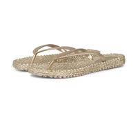 Ilse Jacobsen HORNBÆK | CHEERFUL01 | Tongs Pailletés pour Femmes | Sandales de plage Confortables pour l’Été | PLATIN | 40 EU