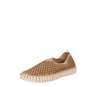 Ilse Jacobsen HORNBÆK | Flache Damen-Schuhe | Slip-on Sneaker mit Recyceltem Mikrofaser-Material und Rutschfester Natur-Gummisohle | Tulip3275 | Leicht Atmungsaktiv Umweltfreundlich | Latte | 42