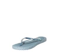 ILSE JACOBSEN Tongs 'Cheerful 01' bleu fumé / argent, Taille 37