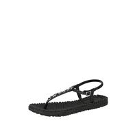 ILSE JACOBSEN Tongs 'Cheerful' noir / transparent, Taille 41