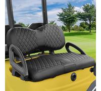 iLSKW Housse de siège pour Chariot de Golf Yamaha G29/Drive2, Cuir Marin de qualité supérieure, Rayures Diamant avec Coutures Noires, Doux et Confortable, Anti-écaillage, Anti-décoloration, sans