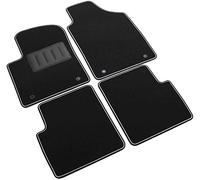 ilTappetoAuto by Fabbri 3 - SPRINT00002 - Tapis de Voiture sur Mesure en Moquette Antidérapante Noire Compatible avec Fiat 500