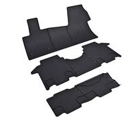 ilTappetoAuto by Fabbri 3 Tapis en caoutchouc avant + 2 e3 rangs Compatible avec Transporter T7 Multivan 8 places