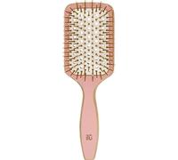 Ilū BambooM! Brosse démêlante Paddle – Carré Rose – 1 unité