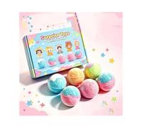 Ilumos 12Pcs 60g Fizzies de bain for enfants avec jouet surprise à l'intérieur(Wabubu)