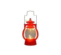 Ilumos Lanterne LED suspendue de château rétro, veilleuse Vintage, décoration(C-Red)